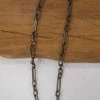 OMG Blings Accessories Gunmetal Hematite Chain Link Necklace