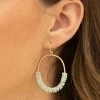Crystals Trading Inc Mint Oval Dangle Earrings Accessories
