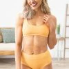 Mono B SWIMWEAR Peach Two Piece Swimsuit 2 Mono B SWIMWEAR Peach Two Piece Swimsuit
