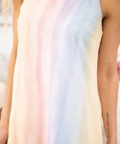 Andree By Unit Pastel Blue Multicolor Ombre Shift Dress 11 Andree By Unit Pastel Blue Multicolor Ombre Shift Dress