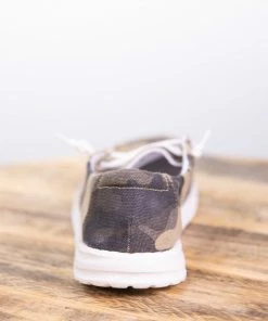 Very G Camouflage Print Slip On Shoe