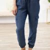Staccato Medium Wash Joggers With Cargo Pockets