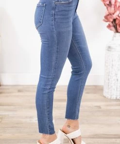 Cello Medium Wash Non-Distressed Skinny Jeans