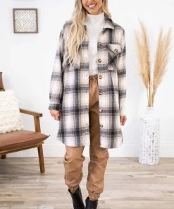 Mittoshop Bottoms Tan Drawstring Elastic Waist Joggers