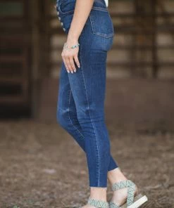 Judy Blue Jeans Judy Blue Dark Wash Button Fly Jeans Bottoms 8 Judy Blue Jeans Judy Blue Dark Wash Button Fly Jeans Bottoms