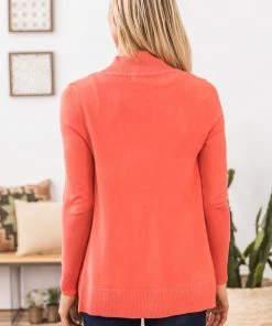 Cielo 1985 CARDIGANS Coral Lightweight Cardigan