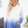 Ninexis Blue Ombre Hoodie With Kangaroo Pocket LONG SLEEVES 2 Ninexis Blue Ombre Hoodie With Kangaroo Pocket LONG SLEEVES