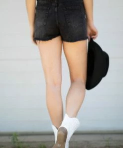 Bottoms YMI Black Dream Fit Button Fly Shorts 13 Bottoms YMI Black Dream Fit Button Fly Shorts