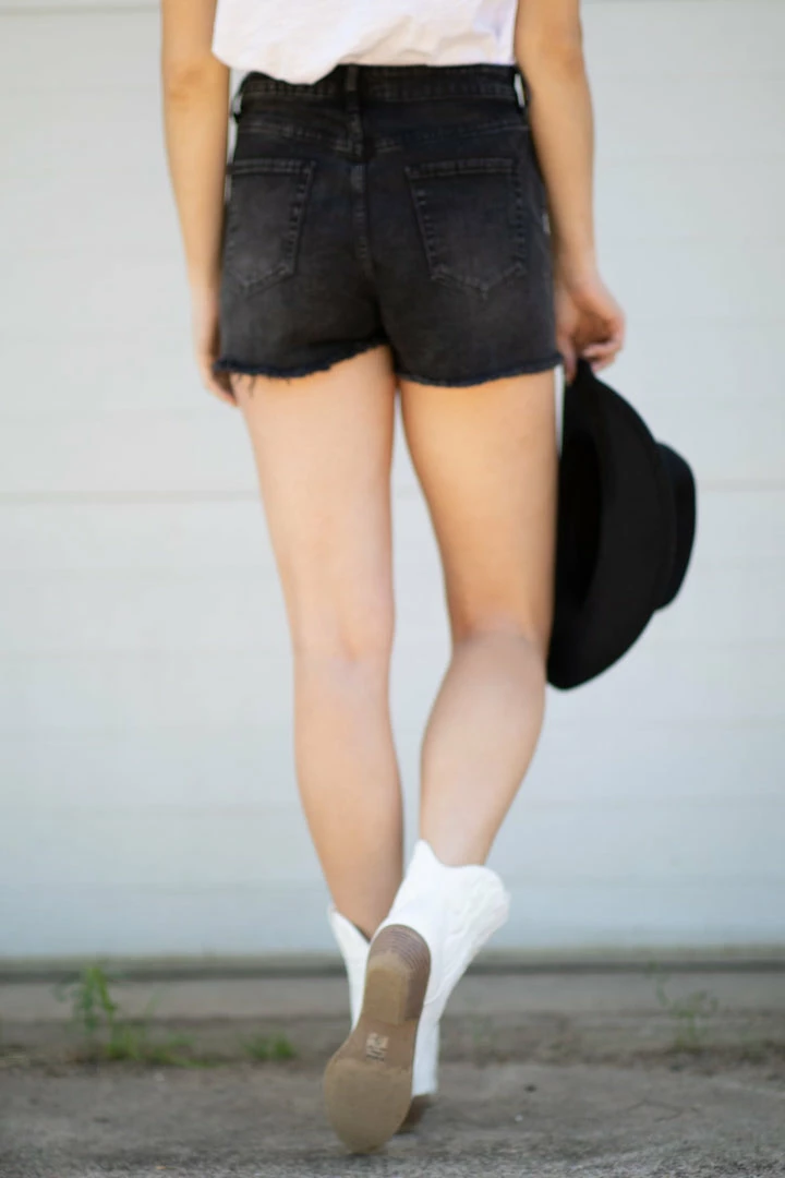 Bottoms YMI Black Dream Fit Button Fly Shorts 8 Bottoms YMI Black Dream Fit Button Fly Shorts