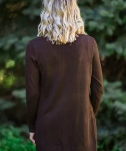 Cielo Tops PRE-ORDER Brown Lightweight Mid Length Cardigan Shipping 8/1 7 Cielo Tops PRE-ORDER Brown Lightweight Mid Length Cardigan Shipping 8/1