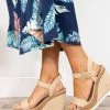 Fortune Dynamic Tan Ankle Strap Espadrille Wedges