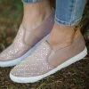 Forever Link Taupe Slip On Shoe With Rhinestone Detail Shoes