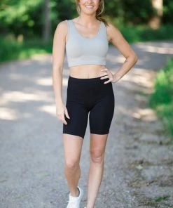 Yelete Tops Beige Reversible Rib Knit Bralette