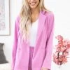 White Birch Orchid Boyfriend Fit Blazer