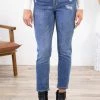 Bottoms Cello High Rise Slim Straight Fit Jeans