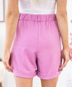 White Birch Bottoms Orchid Cuffed Shorts 9 White Birch Bottoms Orchid Cuffed Shorts