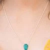 Shaurya International Turquoise Rose Quartz Necklace Accessories