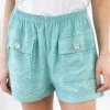 Hailey And Co Mint Pull On Shorts With Front Pockets