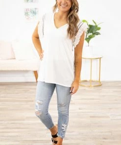 Kancan Mid Rise Distressed Ankle Skinny Jeans