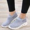 Forever Link Light Grey Knit Slide On Sneakers