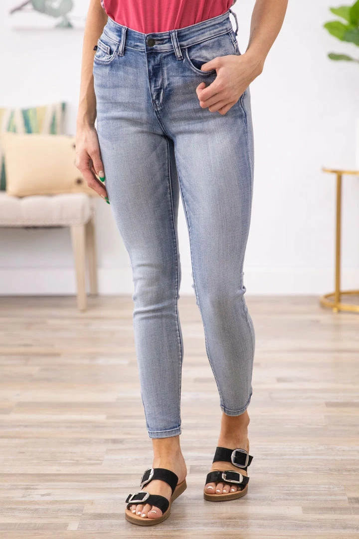Judy Blue Jeans Judy Blue High Rise Sand Blast Wash Jeans Bottoms 3 Judy Blue Jeans Judy Blue High Rise Sand Blast Wash Jeans Bottoms