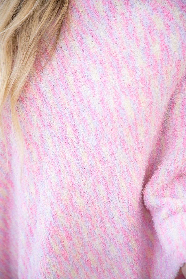 Jasmine Trading Pink And Yellow Fuzzy Knit Top 7 Jasmine Trading Pink And Yellow Fuzzy Knit Top