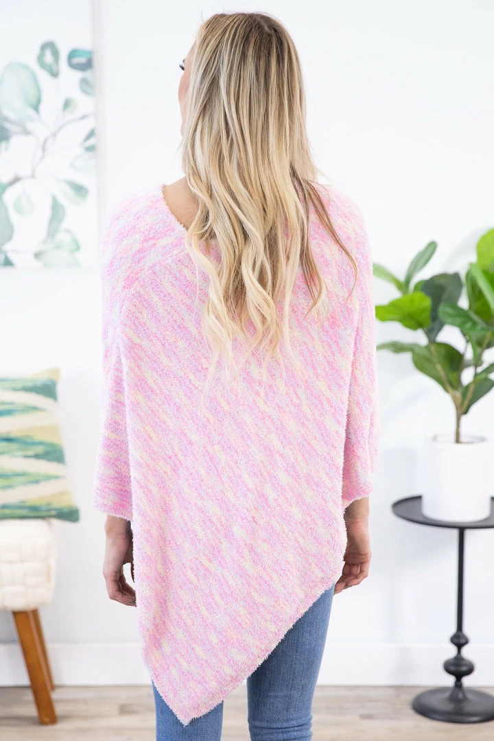 Jasmine Trading Pink And Yellow Fuzzy Knit Top 6 Jasmine Trading Pink And Yellow Fuzzy Knit Top