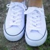 Top Guy Int'L Trading White And Black Lace Up Sneakers Shoes