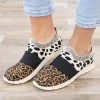 Jellypop Shoes Black Colorblock Animal Print Knit Sneaker