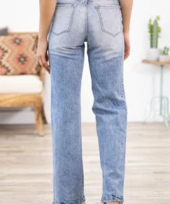 Kancan Light Wash Bleached 90s Flare Jeans Bottoms 8 Kancan Light Wash Bleached 90s Flare Jeans Bottoms