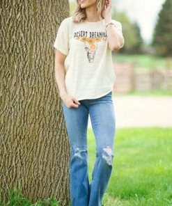 Saints&Hearts Cream Desert Dreaming Graphic Tee