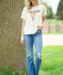 Saints&Hearts Cream Desert Dreaming Graphic Tee