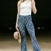 Bear Dance Navy Bandana Print Flare Pants 2 Bear Dance Navy Bandana Print Flare Pants