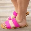 JP Original Corp Shoes Fuchsia Double Strap Sandals