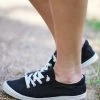 Fortune Dynamic Black Lace Up Sneakers