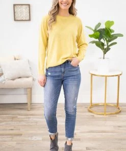 Staccato Yellow Knit Sweater