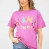Sweet Claire Tops Pink Mama Tried Graphic Tee