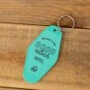 Willow And Grace Turquoise Good Vibes Keychain