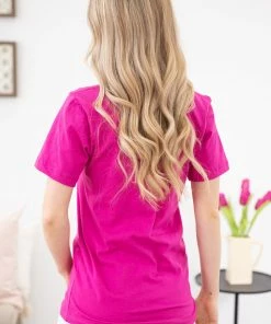 OCEAN & 7TH SHORT SLEEVES Raspberry Heartbreaker Graphic Tee 12 OCEAN & 7TH SHORT SLEEVES Raspberry Heartbreaker Graphic Tee