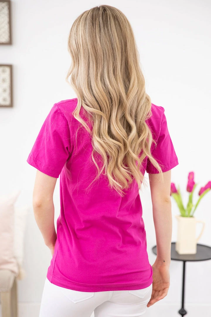 OCEAN & 7TH SHORT SLEEVES Raspberry Heartbreaker Graphic Tee 7 OCEAN & 7TH SHORT SLEEVES Raspberry Heartbreaker Graphic Tee