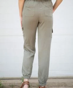 Style Melody Inc. Olive Jogger Pant With Cargo Pockets 9 Style Melody Inc. Olive Jogger Pant With Cargo Pockets