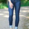 Judy Blue Jeans PRE-ORDER Judy Blue Dark Wash Cuffed Skinny Jeans Shipping Apx 8/5 Bottoms 2 Judy Blue Jeans PRE-ORDER Judy Blue Dark Wash Cuffed Skinny Jeans Shipping Apx 8/5 Bottoms