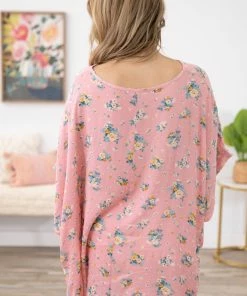 Blumin Apparel Blush Multicolor Floral Print Tunic Top Tops 9 Blumin Apparel Blush Multicolor Floral Print Tunic Top Tops