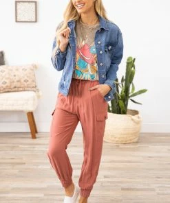 YMI Medium Wash Boyfriend Fit Denim Jacket Outerwear