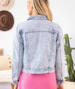 Cello Light Wash Denim Jacket