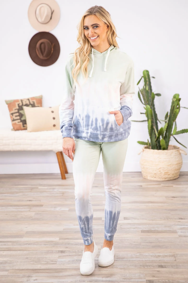 Exist Inc. Sage Multicolor Ombre Knit Joggers Bottoms 3 Exist Inc. Sage Multicolor Ombre Knit Joggers Bottoms