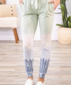 Exist Inc. Sage Multicolor Ombre Knit Joggers Bottoms 11 Exist Inc. Sage Multicolor Ombre Knit Joggers Bottoms