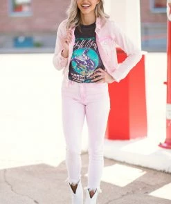 Grey Market Outerwear Pink Acid Wash Fray Hem Denim Jacket 10 Grey Market Outerwear Pink Acid Wash Fray Hem Denim Jacket