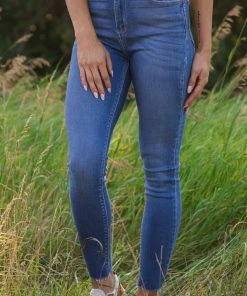 Cello Jeans Cello High Rise Non-Distressed Jeans Bottoms