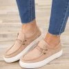Fortune Dynamic Taupe Lace Up Slip On Shoes